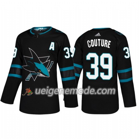 Herren Eishockey San Jose Sharks Trikot Logan Couture 39 Adidas Alternate 2018-19 Authentic